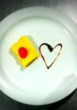 Una foto de Flan de piña