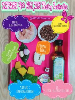 Foto resep Mpasi Lakella 4* 6M_D5 Beras Merah organik+Dada ayam Kampung