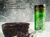 Kek Coklat Lembab Vegan Super Mudah