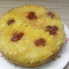 A picture of Pineapple upside down cake.