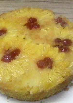 A picture of Pineapple upside down cake.