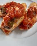 Involtini Napolitano de pollo