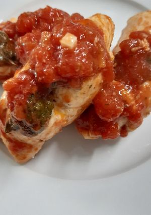 Una foto de Involtini Napolitano de pollo