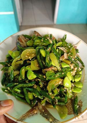 Foto resep Sambel Ijo Pete Ikan Asin Peda