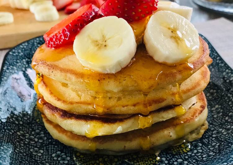 Langkah Mudah untuk Membuat Easy Fluffy Pancake 🥞 Anti Gagal