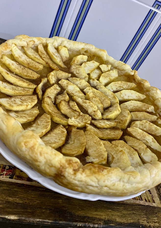 Una foto de Tatin de manzana saludable 🍏