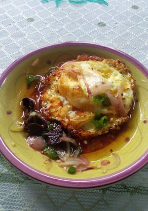 Foto resep Telur mata sapi dengan cacapan asam
