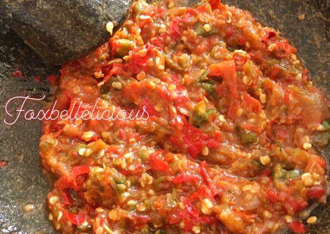 Resep Sambal Terasi Oleh Foxbellelicious Cookpad