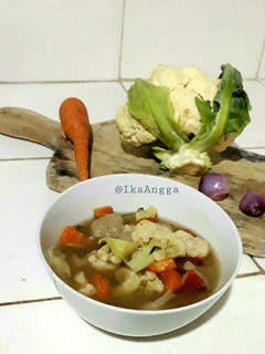 Foto resep Sup Kembang Kol Bakso