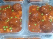 Una foto de arroz con carne picada