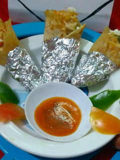 A picture of Veggie Chapati rolls.