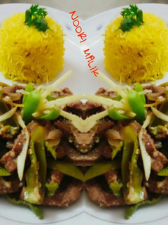 A picture of Beef Chilli dry.