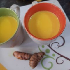 Raw Turmeric milk A picture of Raw Turmeric milk.