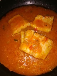 Una foto de Bacalao con pisto rapidísimo