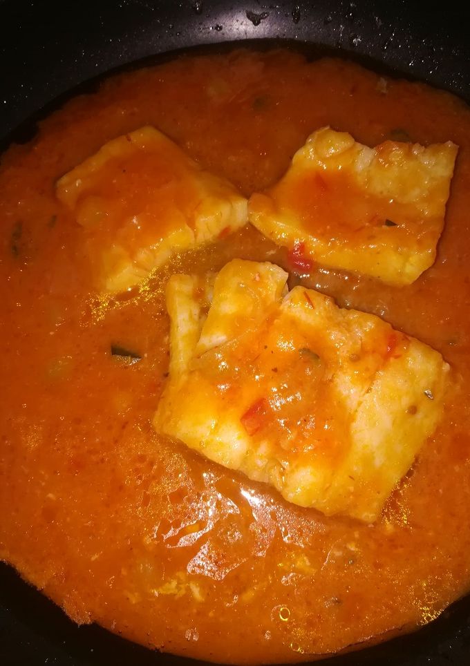 Una foto de Bacalao con pisto rapidísimo