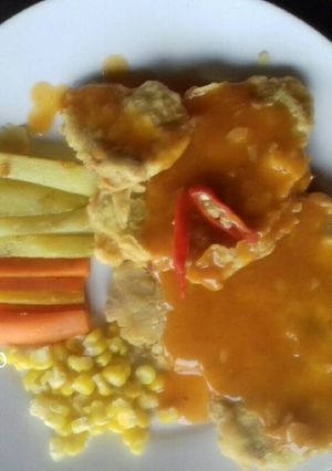 Foto resep Steak tempe crispy saos sederhana rasa luar biasa