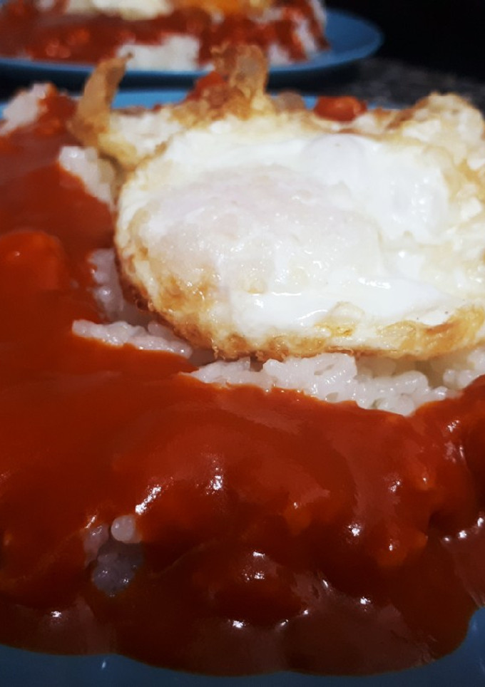 Una foto de Arroz a la cubana