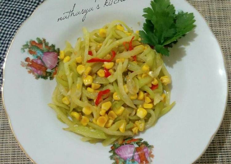 Resep #4. Tumis Labu Siam Jagung Manis Anti Gagal