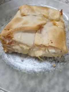 Una foto de Tarta rápida de jamón, queso y huevo