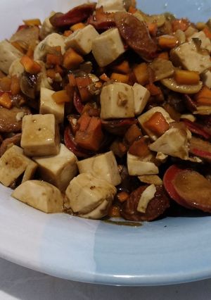 Foto resep Sambel goreng putih telur dan sosis