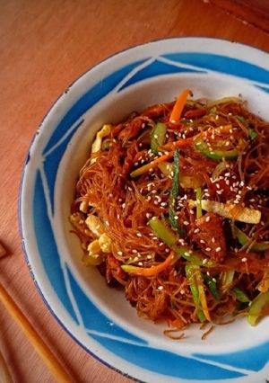 Foto resep Japchae (versi lokal)