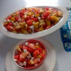 A picture of Mix fruits combination of vitamins.. Raw fruits.