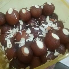 A picture of Mawa Gulab jamun.