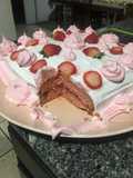 Pastel de fresa