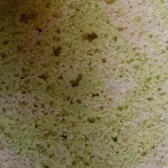 A picture of Eggless vanilla lemon Marble cake.