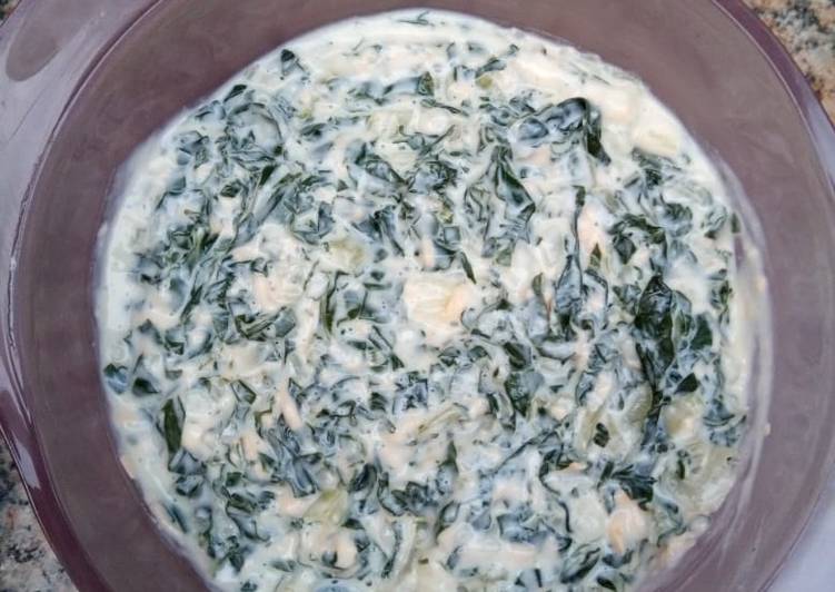 Easiest Way to Make Award-winning Creamed spinach