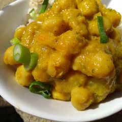 A picture of Chickpea Curry.