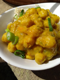 A picture of Chickpea Curry.