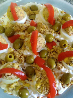 Una foto de Huevos rellenos