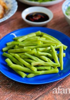 Hình của món Đậu CoVe Luộc.