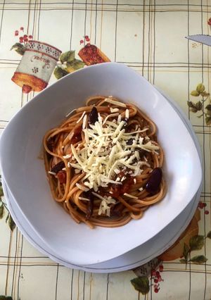 Una foto de Fettuccine Alla Putanesca