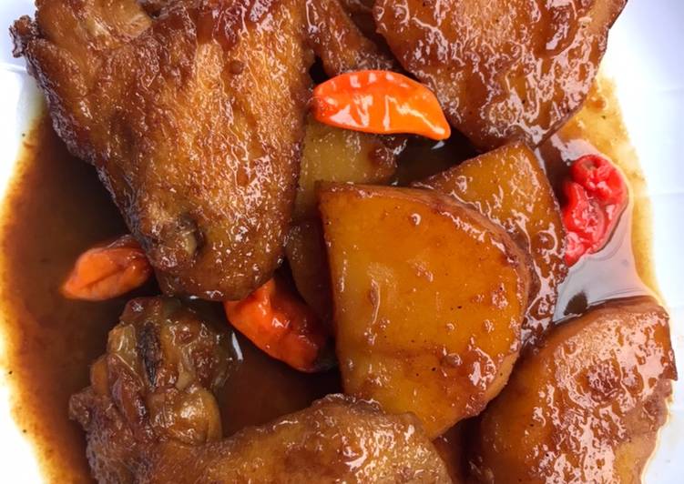 Langkah Mudah untuk mengolah Semur Ayam Kentang, Sempurna