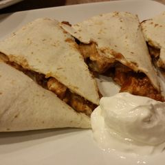 BBQ Chicken Quesadilla A picture of BBQ Chicken Quesadilla.