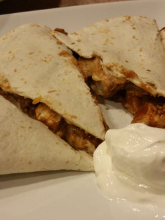 A picture of BBQ Chicken Quesadilla.
