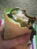 Low cal low fat turkey wrap