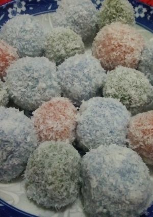 Hình của món Bánh nếp dẻo nhân đậu xanh.