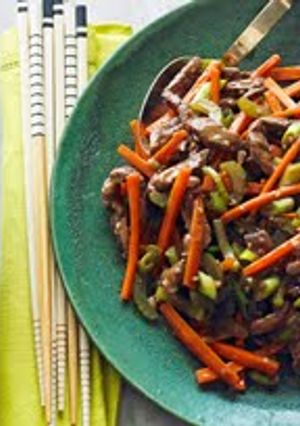 A picture of Shredded Beef Stir Fry.