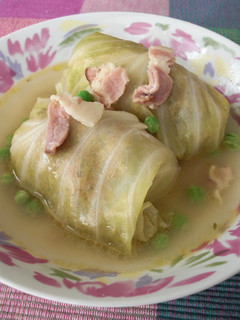 A picture of Our Family's Cabbage Rolls.