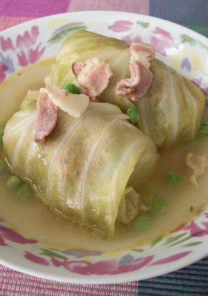 A picture of Our Family's Cabbage Rolls.