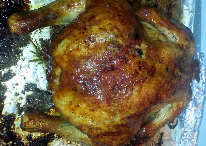 Easiest Way to Make Ultimate Roast chicken with lots of seasonings
