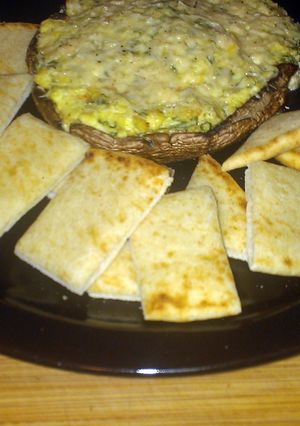 A picture of Stuffed Portobello Mushroom.