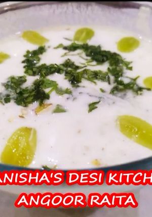 A picture of Angoor Ka Raita.
