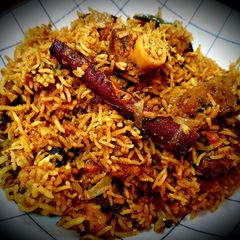 A picture of How to prepare Madhurai Special "Mutton Biryani".