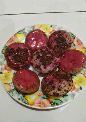 Foto resep Kue cubit buah naga lumer