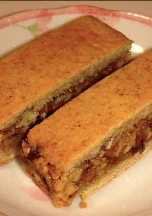 A picture of Asian-Style Nut Cookies.