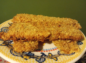 Una foto de Milanesas de tallo de acelga... rellenas de muzzarella!!!